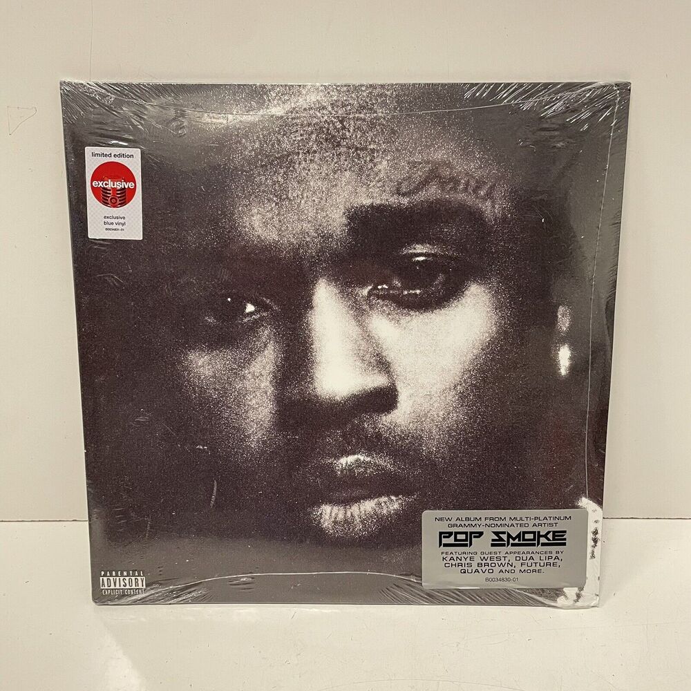 Pop Smoke Faith Album Brand New Sealed [2LP] Exclusive Blue Vinyl Set